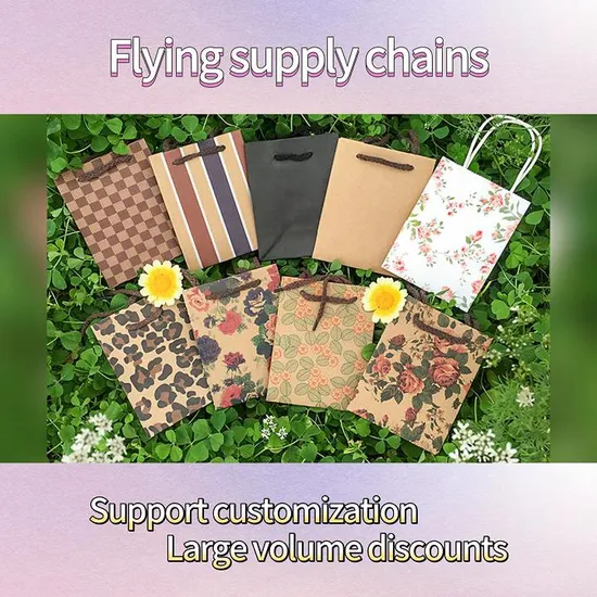 Sac fourre-tout en papier ivoire personnalisé de couleur blanche 220GSM, sac en papier pour magasin de tissus